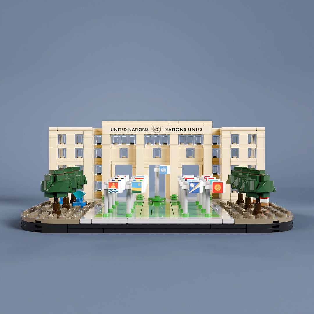 Palais des Nations: the Historic UN HQ in Geneva in LEGO® Bricks