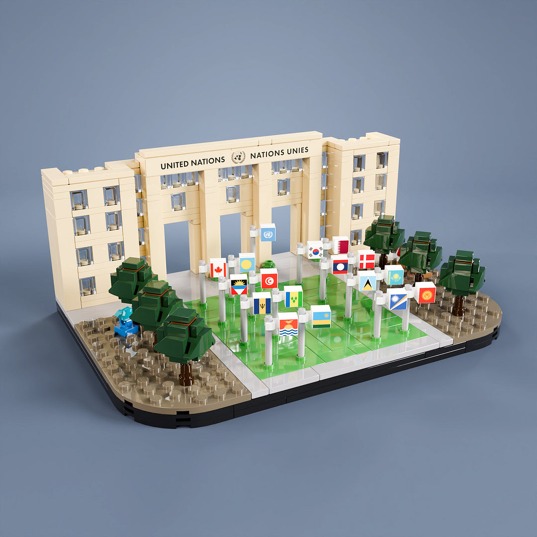 Palais des Nations: the Historic UN HQ in Geneva in LEGO® Bricks