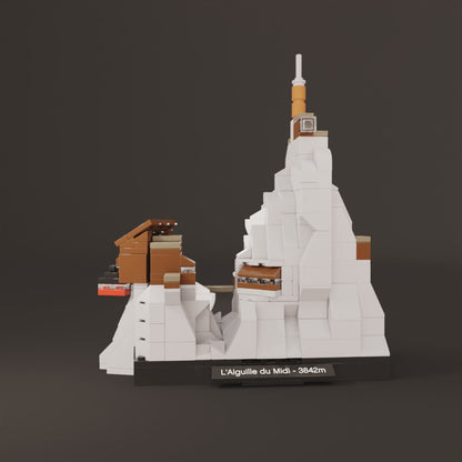 Aiguille du Midi: the iconic highest cable car in France in LEGO® Bricks