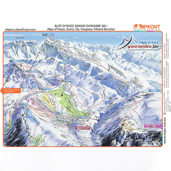 WIPEOUT Microfibre Piste Maps