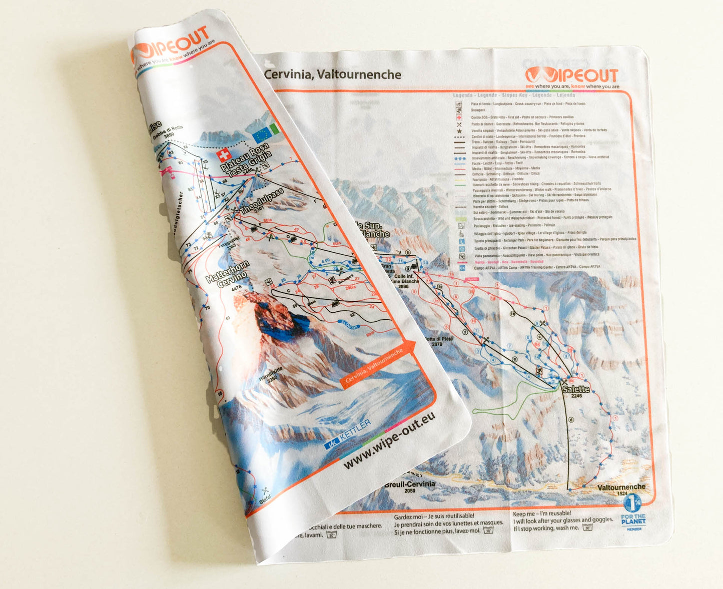 WIPEOUT Microfibre Piste Maps